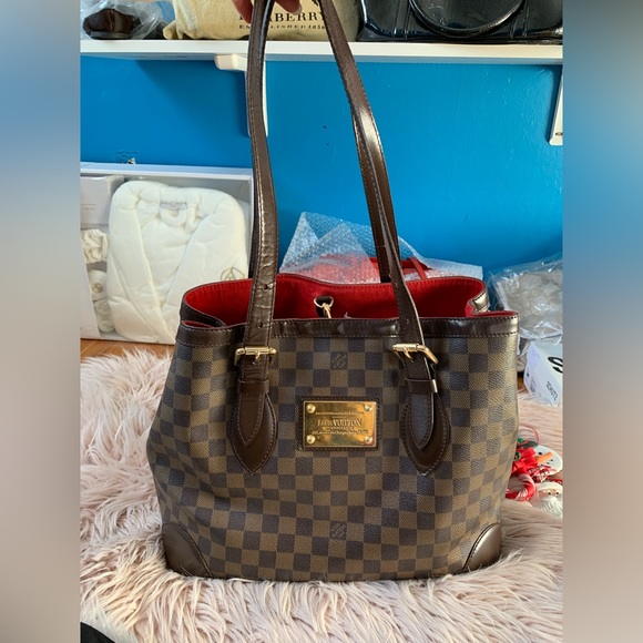 Authentic Louis Vuitton Hampstead MM medium Damier Ebene bag - Picture 3 of 16